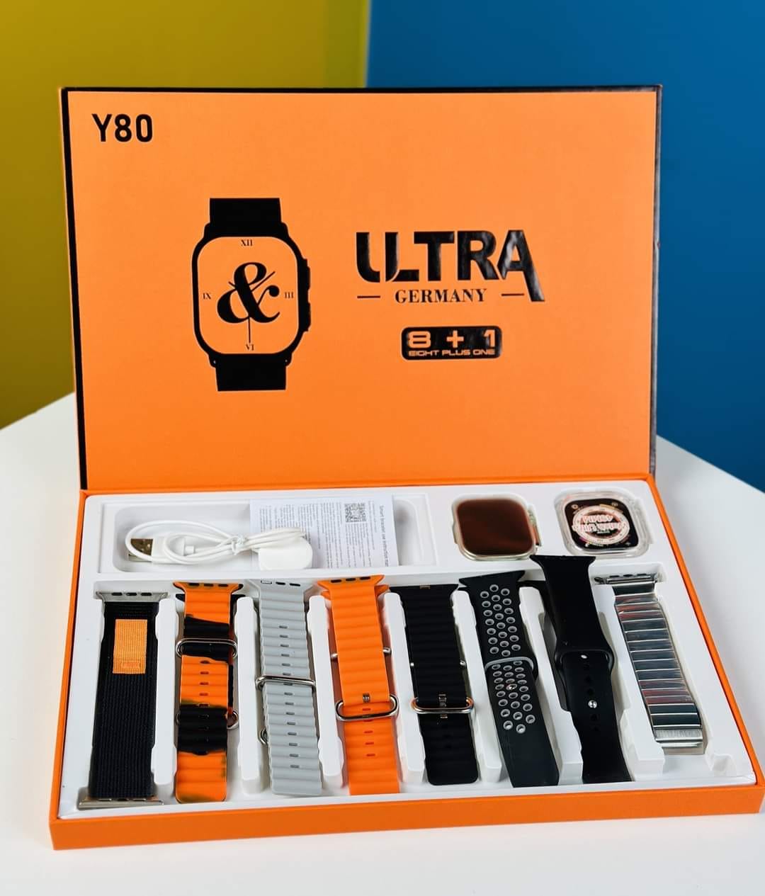 Y80 ULTRA (Germany 8+1 Edition) স্মার্টওয়াচ সেট